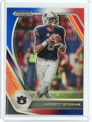 2021 Panini Prizm Draft Picks NFL Jarrett Stidham Red White Blue Card #31