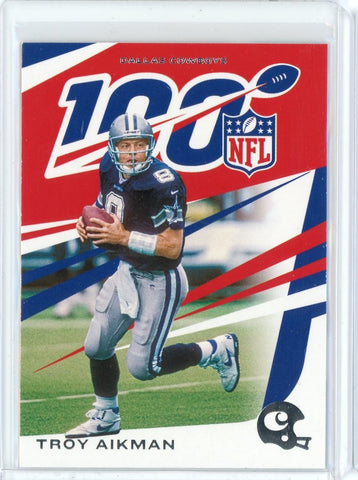 2019 Panini Chronicles NFL Troy Aikman NFL100 Card #26