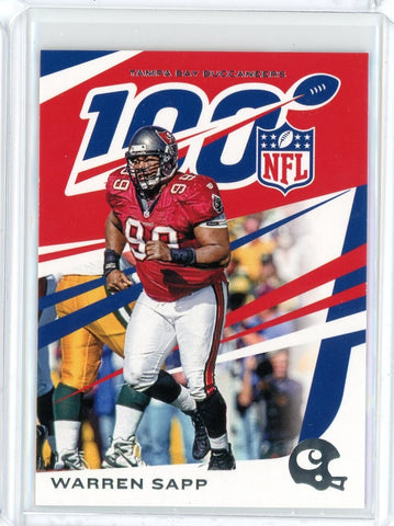 2019 Panini Chronicles NFL Warren Sapp NFL100 Card #90