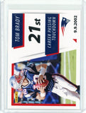 2021 Panini Score NFL Tom Brady Passing Touchdowns Card #TBT-21