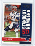 2017 Panini Score NFL Tom Brady Standout Numbers Card #5