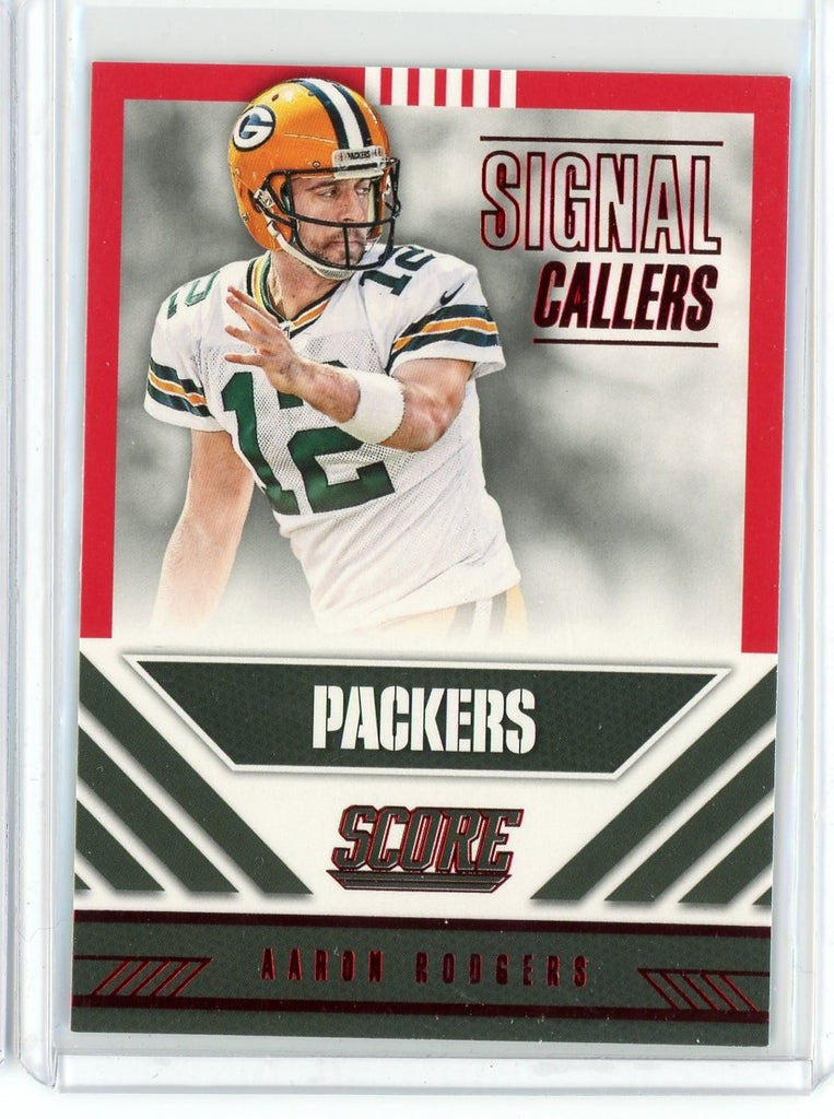 2016 Panini Score NFL Aaron Rodgers Signal Callers Card #9
