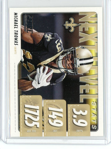 2020 Panini Score NFL Michael Thomas Next Level Stats Card #NLS-MT