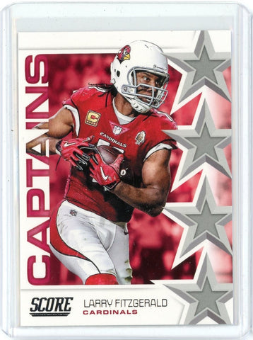 2019 Panini Score NFL Larry Fitzgerald Captains Card #C-1