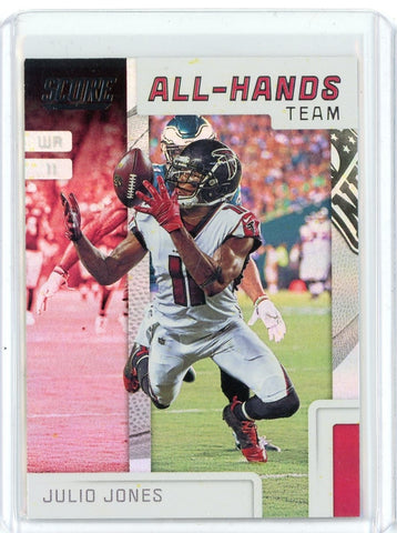 2019 Panini Score NFL Julio Jones All Hands Team Card #AHT-9