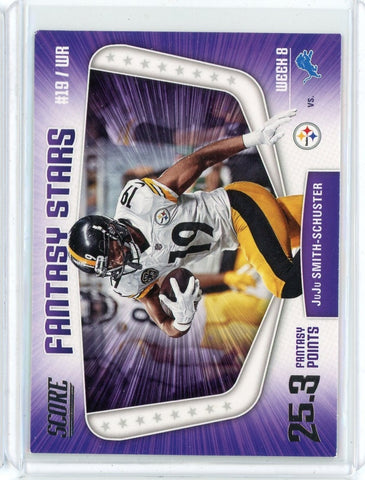 2018 Panini Score NFL Juju Smith-Schuster Fantasy Stars Card #14