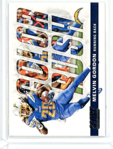 2017 Panini Score NFL Melvin Gordon Color Rush Card #5