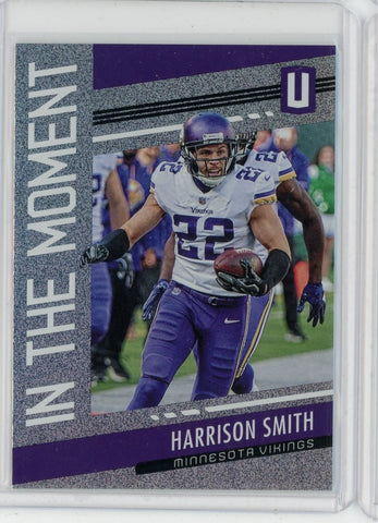 2019 Panini Unparalleled NFL Harrison Smith In the Moment Card #ITM-HW