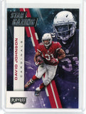 2017 Panini Playoff NFL David Johnson Star Gazing Card #12