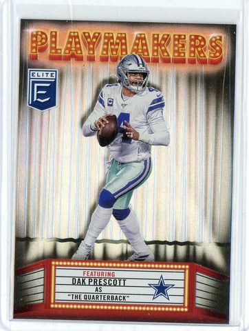 2020 Panini Elite NFL Dak Prescott Playmakers Card #15