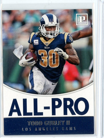 2018 Panini Football NFL Todd Gurley II All Pro Card #2