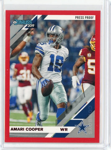 2019 Panini Donruss NFL Amari Cooper Press Proof Card #77