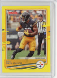 2020 Panini Donruss NFL Juju Smith-Schuster Yellow Press Proof Card #214