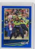 2020 Panini Donruss NFL Russell Wilson Blue Press Proof Card #222