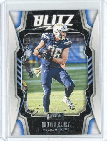 2020 Panini Playbook NFL Hunter Henry Blitz Card #Blitz-21