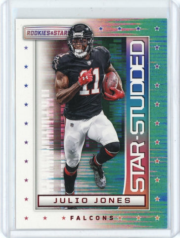 2018 Panini Rookies & Stars NFL Julio Jones Star Studded Card #SS-5