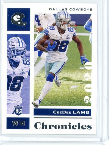 2020 Panini Chronicles NFL CeeDee Lamb Card #25