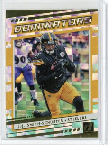 2020 Panini Donruss NFL Juju Smith-Schuster Dominators Card #D-JUJU