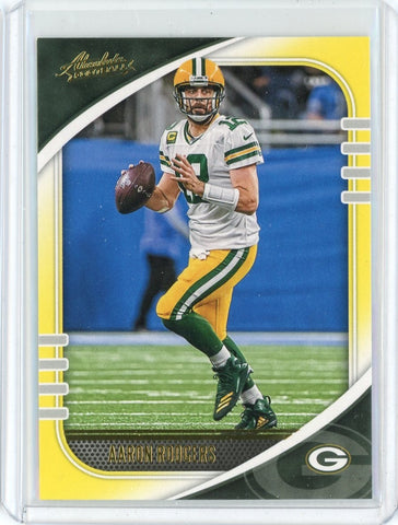 2020 Panini Absolute Football NFL Aaron Rodgers Card #92