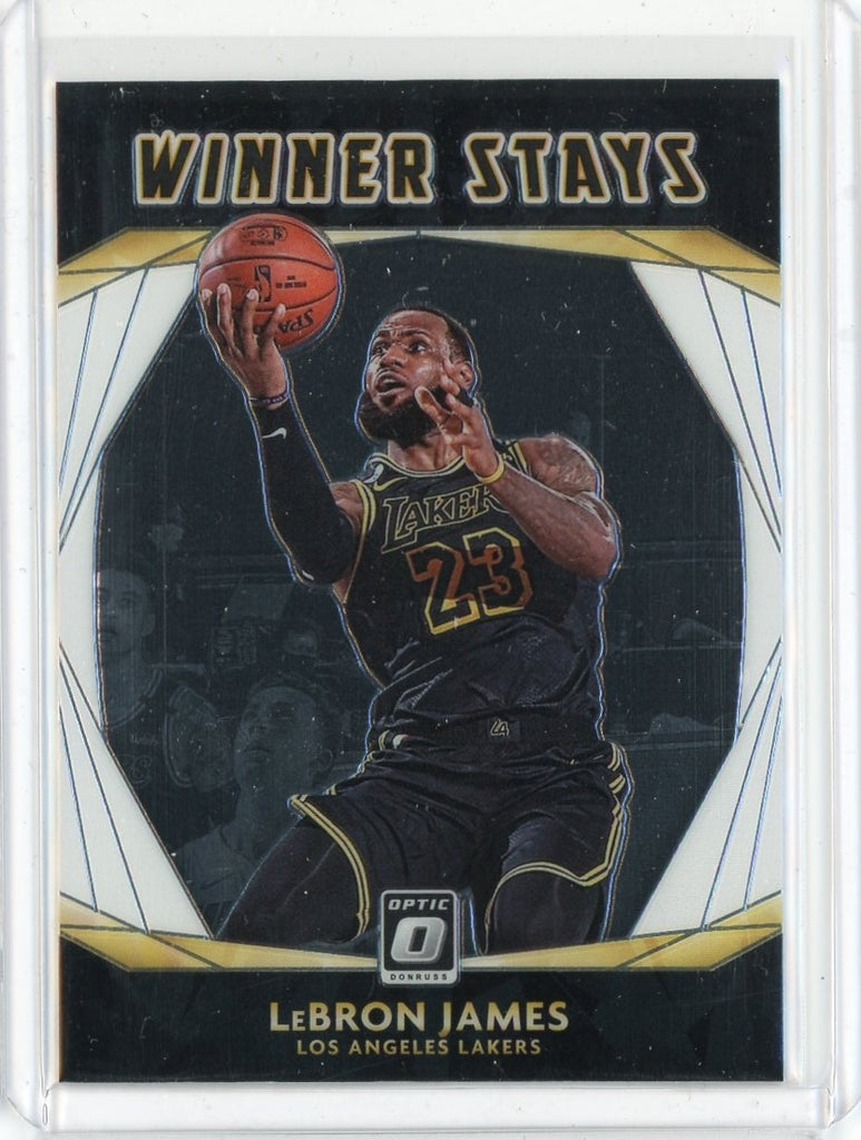 2020-21 Panini Donruss Optic Basketball Lebron James Winner Stays