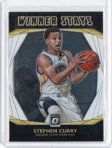 2020-21 Panini Donruss Optic Basketball Stephen Curry Winner Stays Card #3