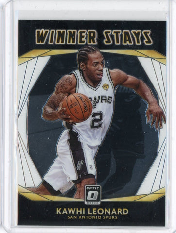 2020-21 Panini Donruss Optic Basketball Kawhi Leonard Winner Stays Card #6