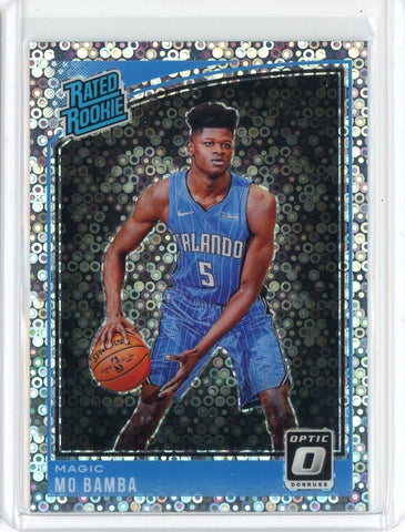 2018-19 Panini Donruss Optic Basketball Mo Bamba Rated Rookie Fast Break Prizm Card #160