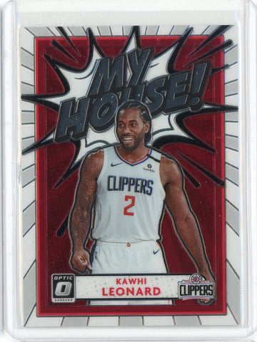 2020-21 Panini Donruss Optic Basketball Kawhi Leonard My House Card #19