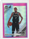 2019-20 Panini Donruss Optic Basketball Kevin Durant Hyper Pink Prizm Card #112