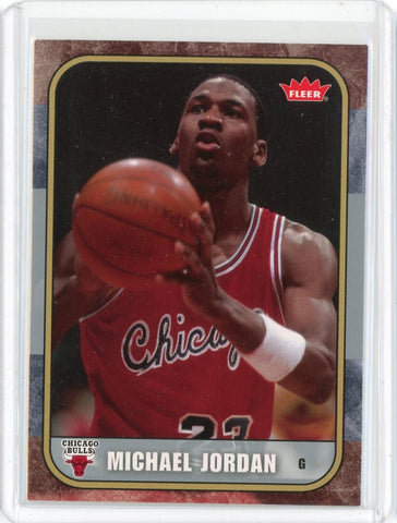 2007-08 Fleer Basketball Michael Jordan Card #4