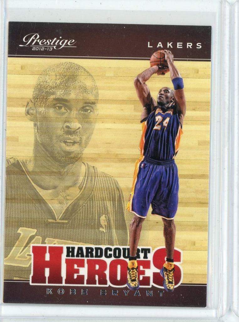2012-13 Panini Prestige Basketball Kobe Bryant Hardcourt Heroes Card #4