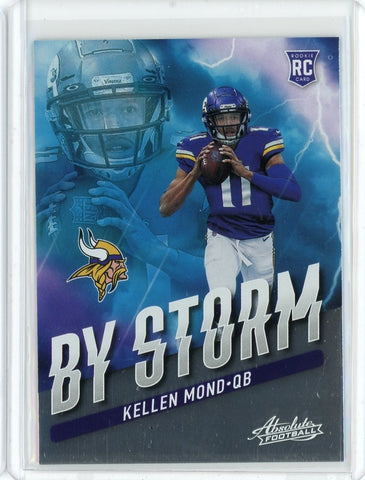 2021 Panini Absolute Football NFL Kellen Mond By Storm Card #BST-18