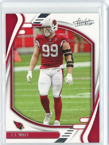 2021 Panini Absolute Football NFL JJ Watt Card #14