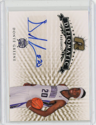 2008-09 Upper Deck Radiance Basketball Dote Greene Auto Card #20