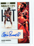 2019-20 Panini Hoops Basketball Cazzie Russell Hot Signatures Auto Card #HS-CZR