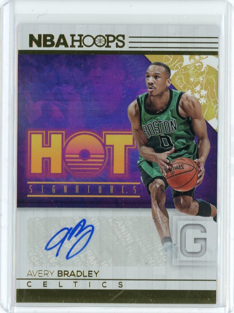 2016-17 Panini Hoops Basketball Avery Bradley Hot Signatures Auto Card #35