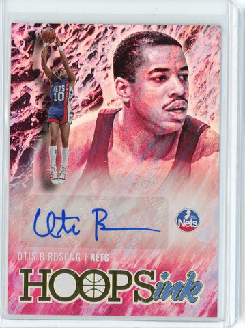 2020-21 Panini Hoops Basketball Otis Birdsong Hoops Ink Auto Card #HI-OBI