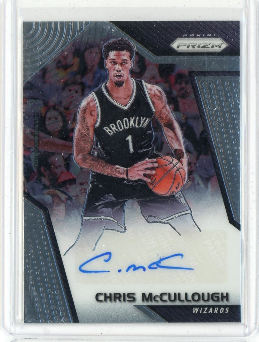 2017-18 Panini Prizm Basketball Chris McCullough Auto Card #SG-CM