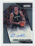 2017-18 Panini Prizm Basketball Chris McCullough Auto Card #SG-CM