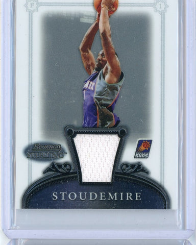 2007-08 Bowman Sterling Basketball Amare Stoudemire Patch Card #18