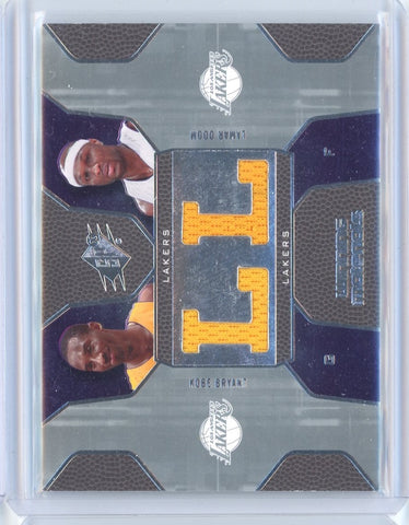 2007-08 Upper Deck SPX Basketball Kobe Bryant Lamar Odon Patch Card #WMC-KL