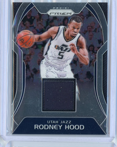 2017-18 Panini Prizm Basketball Rodney Hood Patch Card #SW-RH