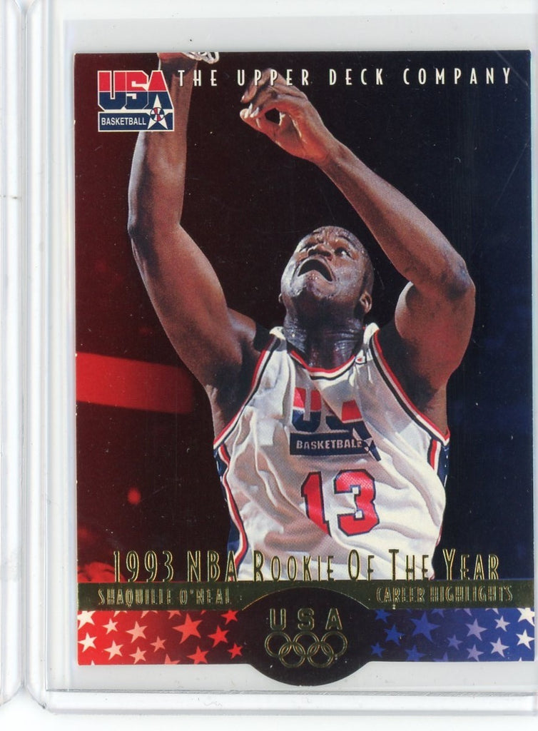 1995-96 Upper Deck Basketball Shaquille O'Neal USA Card #1