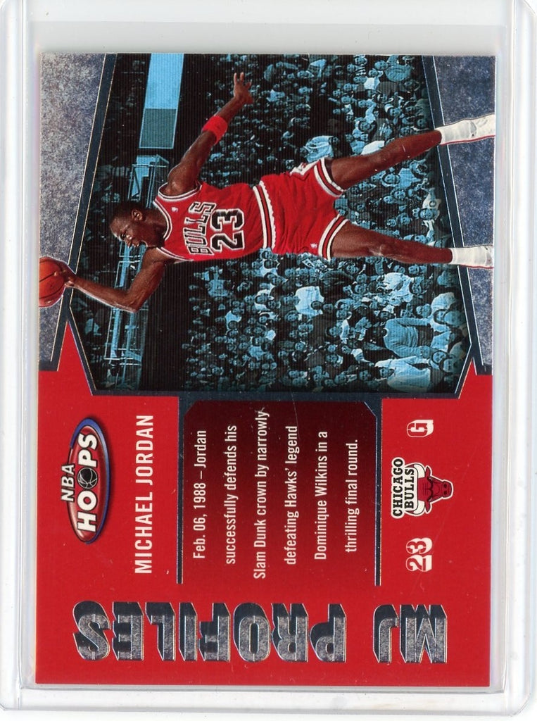 2005-06 NBA Hoops Basketball Micahel Jordan MJ Profiles Card #MJ-4