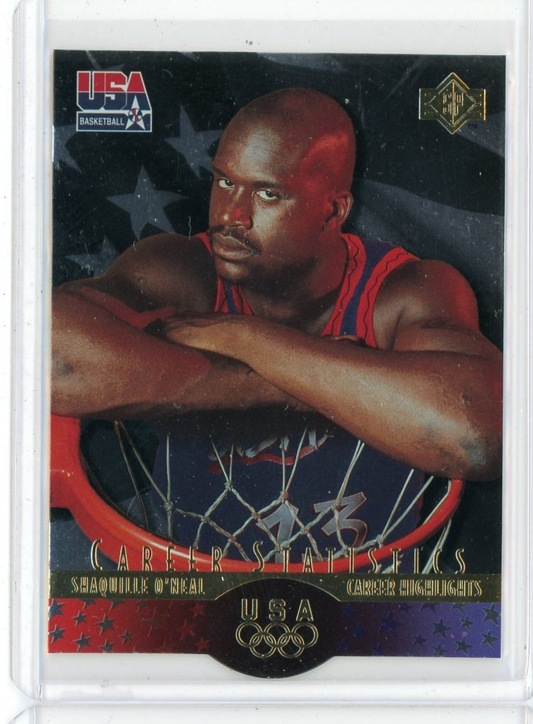 1995-96 Upper Deck SPX Basketball Shaquille O'Neal USA Card #5