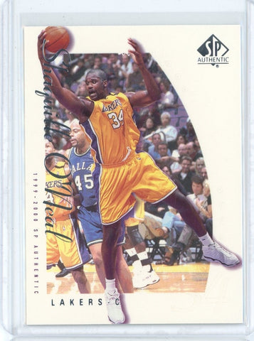 2000-01 Upper Deck SPX Basketball Shaquille O'Neal Card #39