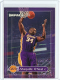 2000-01 Fleer Impact Basketball Shaquille O'Neal Card #150
