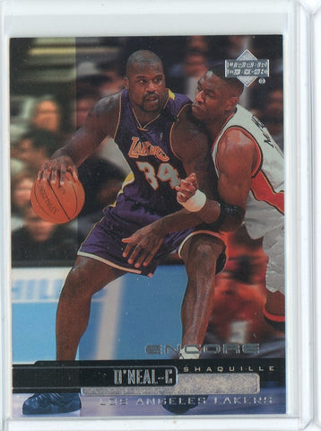 1999-00 Upper Deck Basketball Shaquille O'Neal Holo Card #38