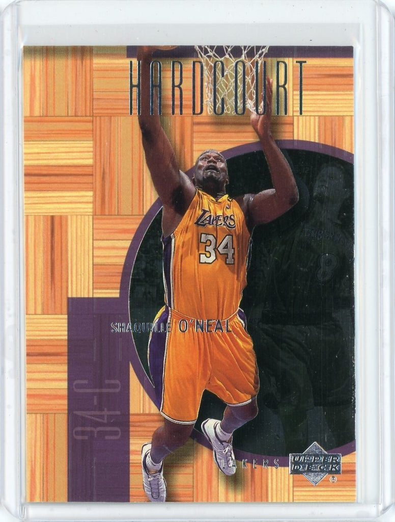 2000-01 Upper Deck Basketball Shaquille O'Neal Hardcourt Card #25