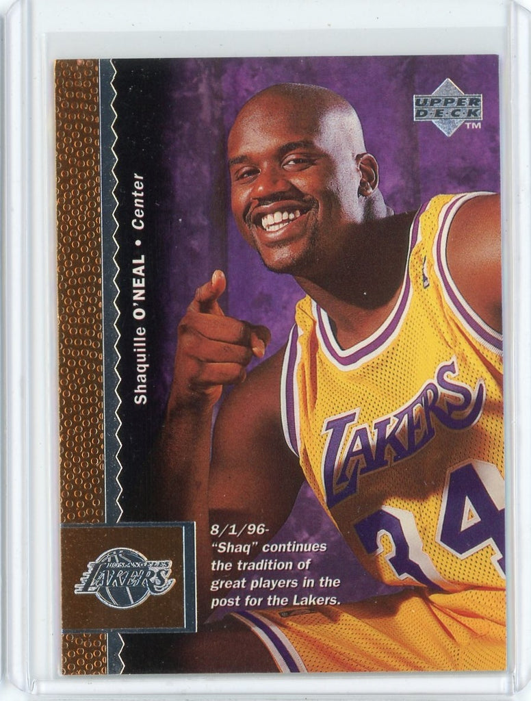 1996-97 Upper Deck Basketball Shaquille O'Neal Card #61